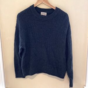 Charcoal Cableknit sweater